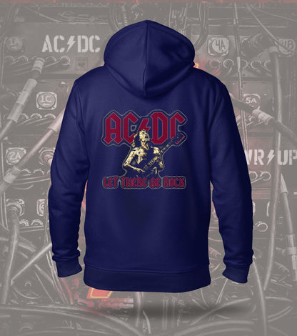 AC/DC Back Logo Graphic Hoodie – Navy
