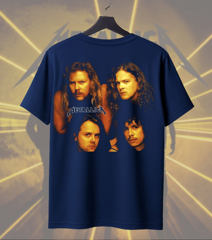 Metallica Master of Puppets & Hetfield Dual Print Regular T-Shirt