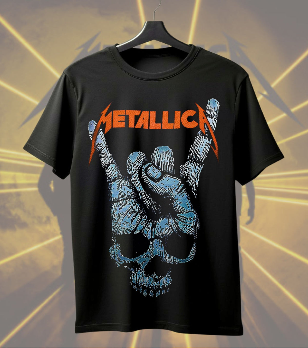 Metallica Bone Hand Graphic Regular T-Shirt
