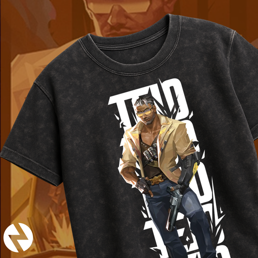 Tejo | Valorant – Street Enforcer Tee Acid Wash