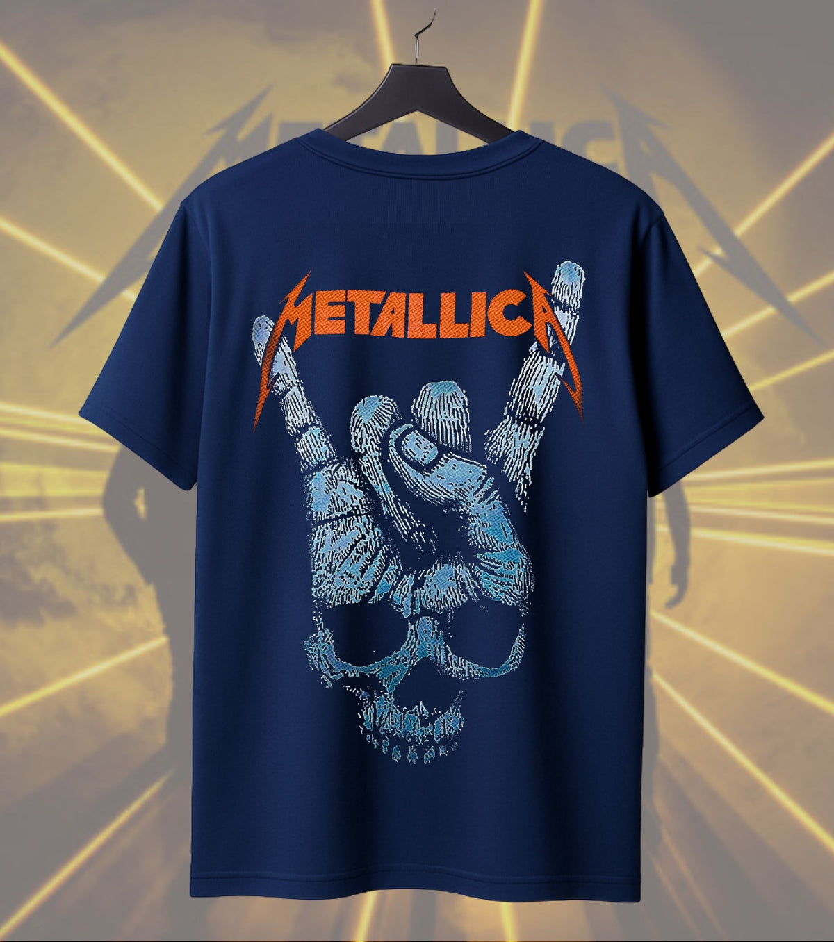 Metallica Bone Hand Graphic Regular T-Shirt