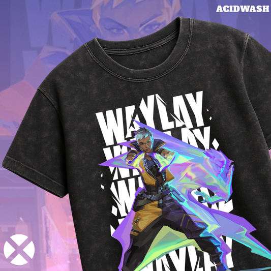 Waylay | Valorant – Phantom Mirage Acid Wash Tee