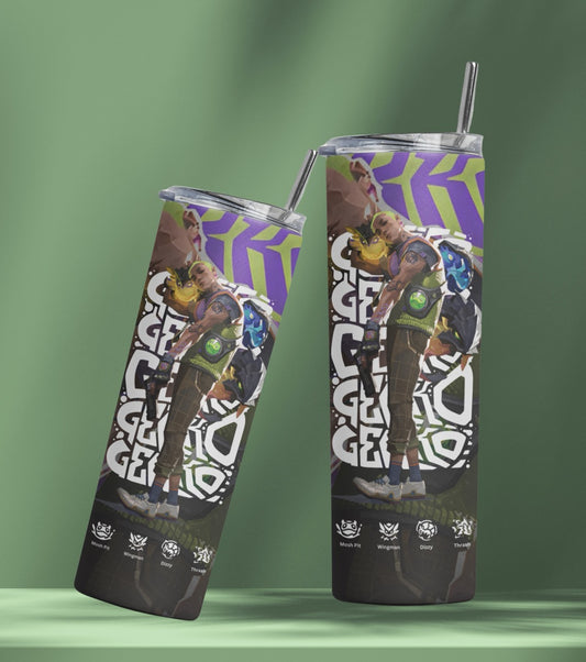 Gekko Stainless Steel Tumbler – 591 ml