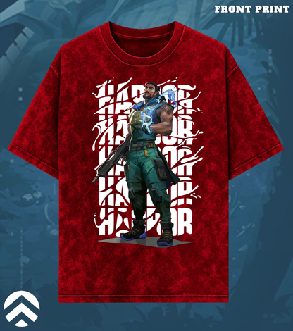 Valorant Harbor – 240 GSM Heavy Premium Oversized Acid Wash Tee