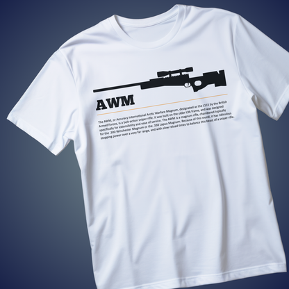AWM Sniper Rifle Graphic T-Shirt