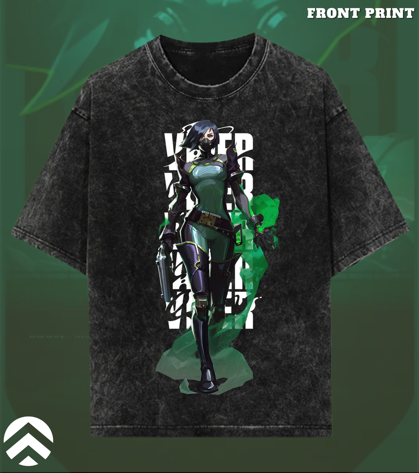 Viper | Toxic Precision – Premium 240 GSM Heavy Oversized Acid Wash Tee