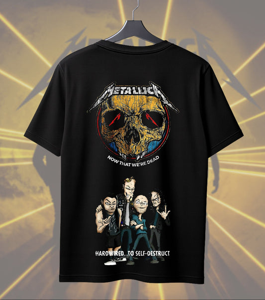 Metallica Hardwired Band Graphic Regular T-Shirt