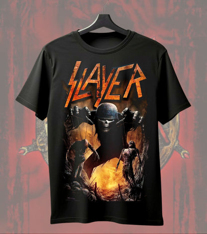 Slayer Puppetmaster T-Shirt | Heavy Metal Music Graphic Tee | Front & Dual Print