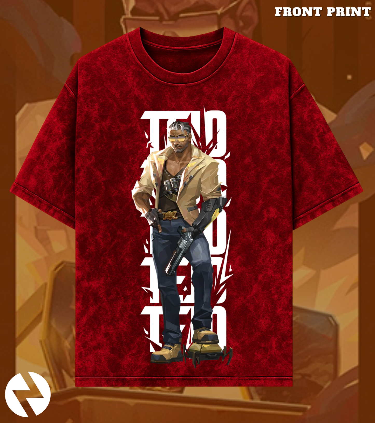 Tejo | Street Enforcer – Premium 240 GSM Oversized Acid Wash T-Shirt