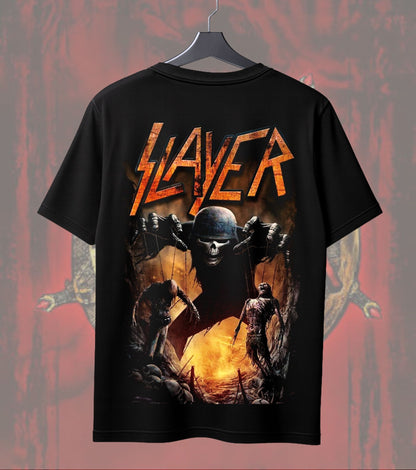 Slayer Puppetmaster T-Shirt | Heavy Metal Music Graphic Tee | Front & Dual Print