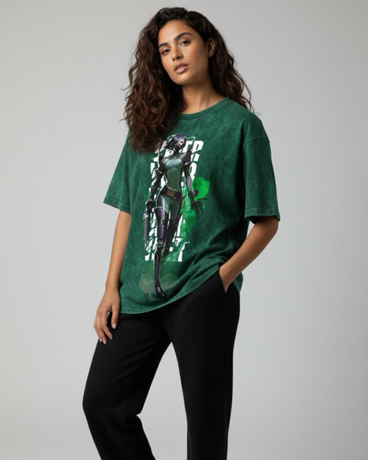 Viper | Toxic Precision – Premium 240 GSM Heavy Oversized Acid Wash Tee