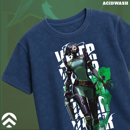 Viper | Valorant – Toxic Precision Acid Wash Tee