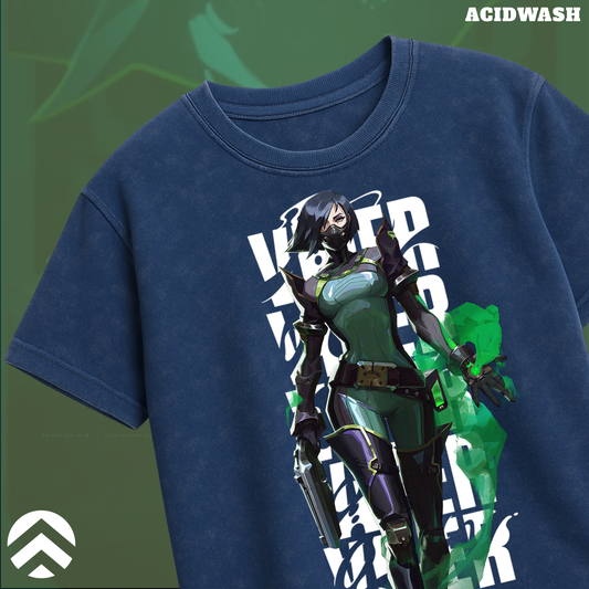 Viper | Valorant – Toxic Precision Acid Wash Tee