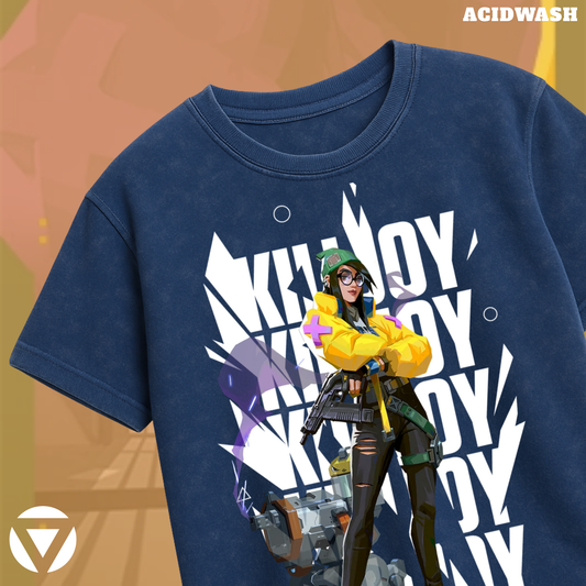 Killjoy | Valorant – Tech Genius Acid Wash Tee