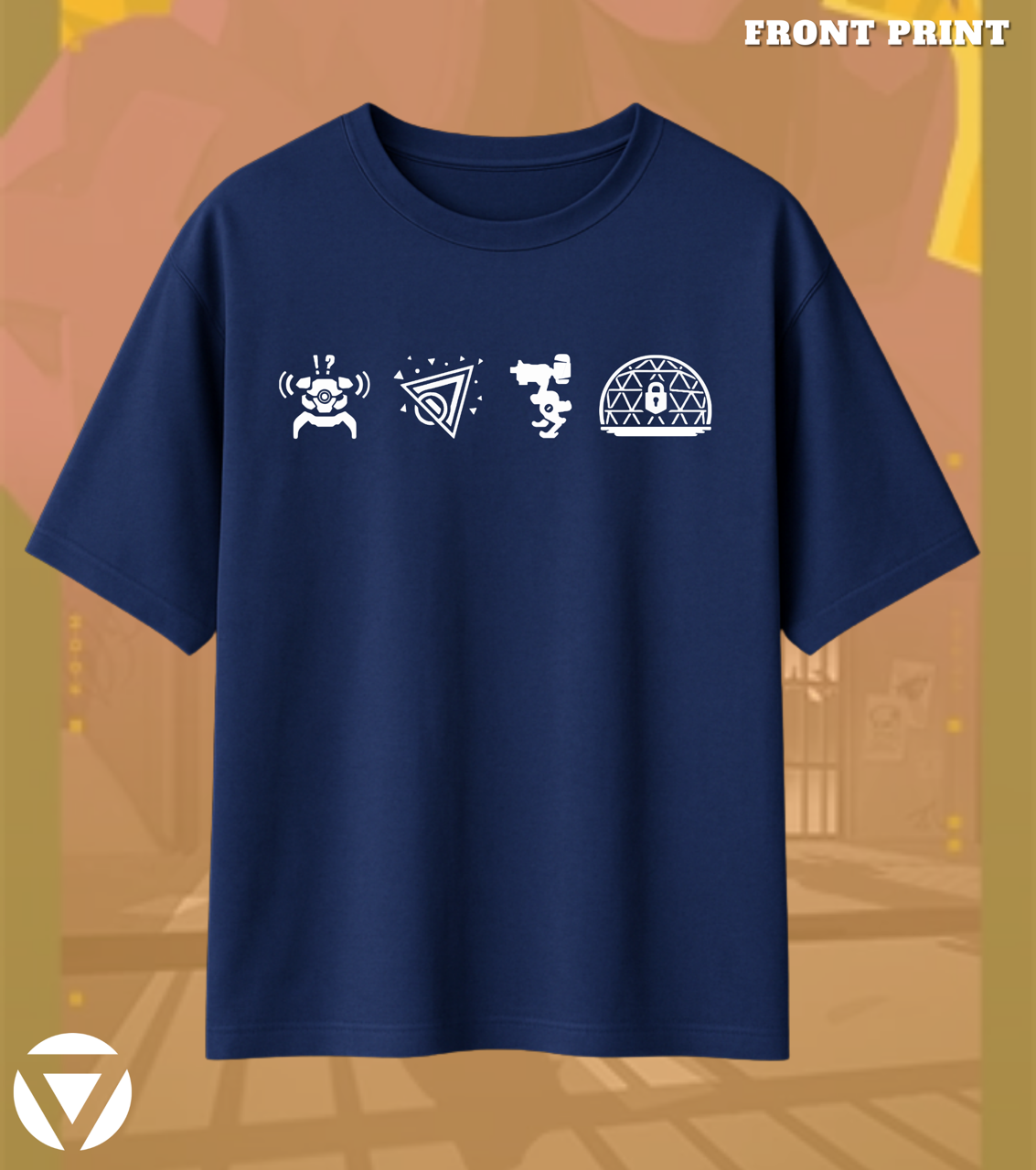 Killjoy | Valorant – Tech Genius Oversized Tee (240 GSM Heavyweight)