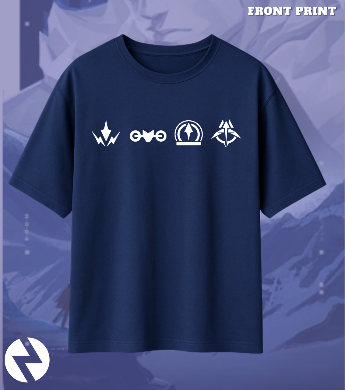 Sova | Valorant – Hunter’s Focus Oversized Tee (240 GSM Heavyweight)