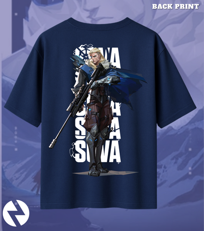 Sova | Valorant – Hunter’s Focus Oversized Tee (240 GSM Heavyweight)