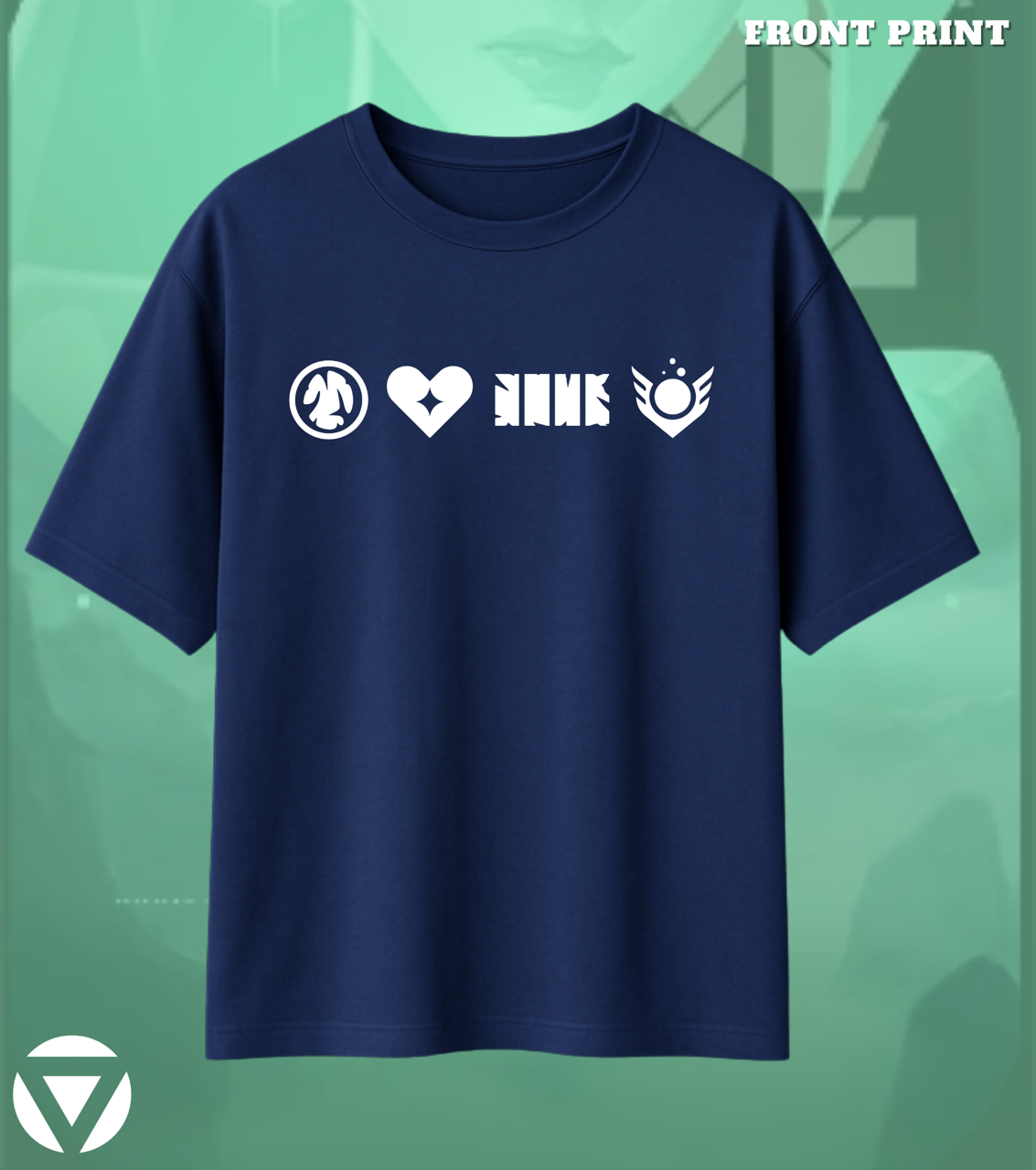 Valorant Sage – Guardian Spirit Oversized Tee (240 GSM Premium)