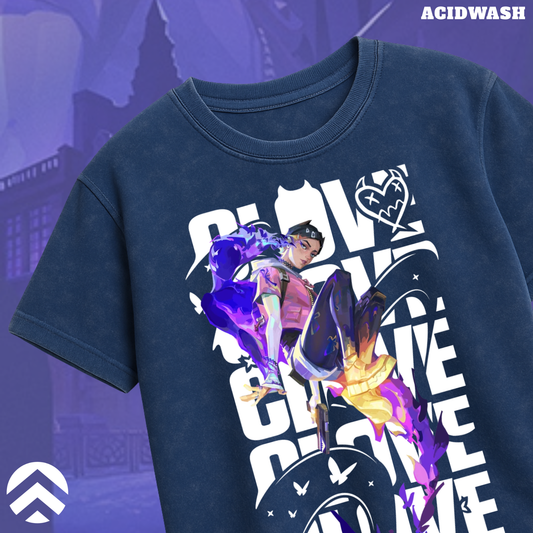 Clove | Valorant – Eternal Mischief Acid Wash Tee