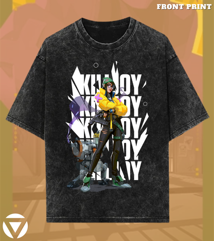 Killjoy | Valorant – Tech Genius Acid Wash Tee