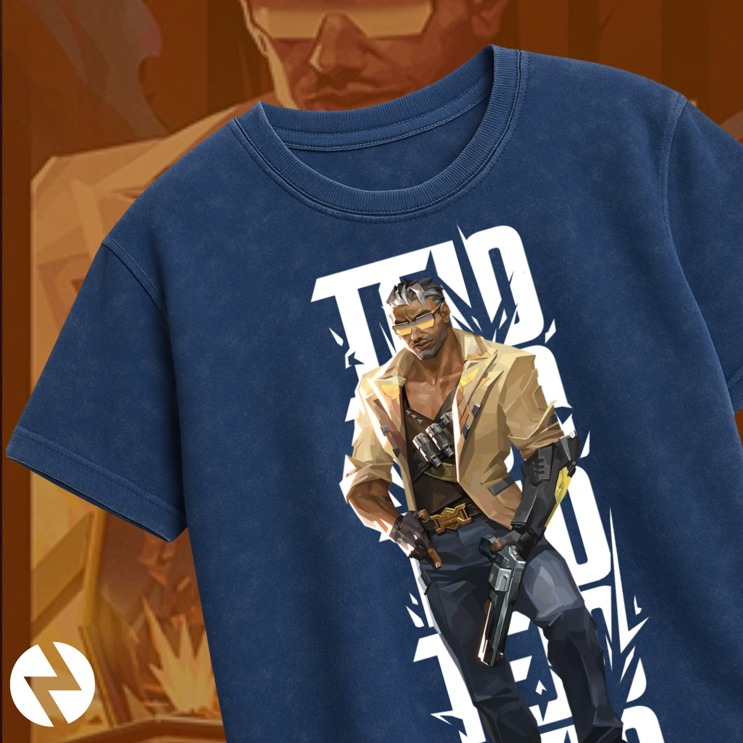 Tejo | Valorant – Street Enforcer Tee Acid Wash