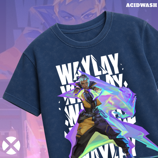 Waylay | Valorant – Phantom Mirage Acid Wash Tee