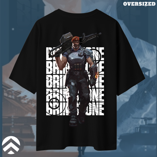 Brimstone | Valorant – Commanding Fire Oversized Tee