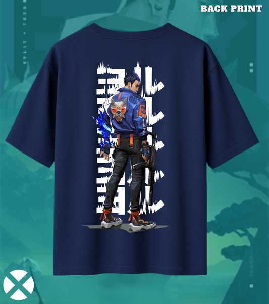 Valorant Yoru – Riftwalker Oversized Tee (240 GSM Premium)