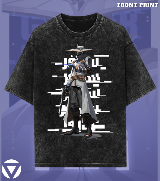 Cypher | Valorant – Silent Watch Acid Wash Tee