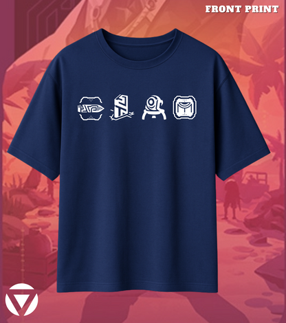 Chamber | Valorant – Deadly Elegance Oversized Tee (240 GSM Heavyweight)