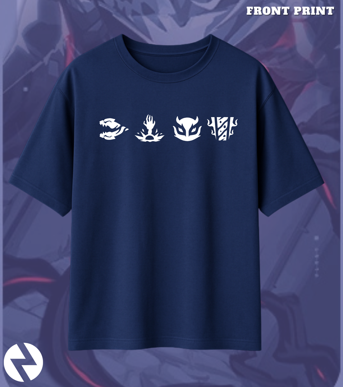 Fade | Valorant – Nightmare’s Embrace Oversized Tee (240 GSM Heavyweight)