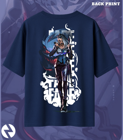 Fade | Valorant – Nightmare’s Embrace Oversized Tee (240 GSM Heavyweight)