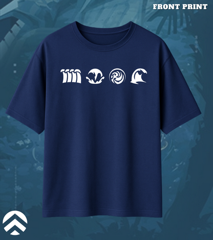 Valorant Harbor – Tidal Force Oversized Tee (240 GSM Premium)