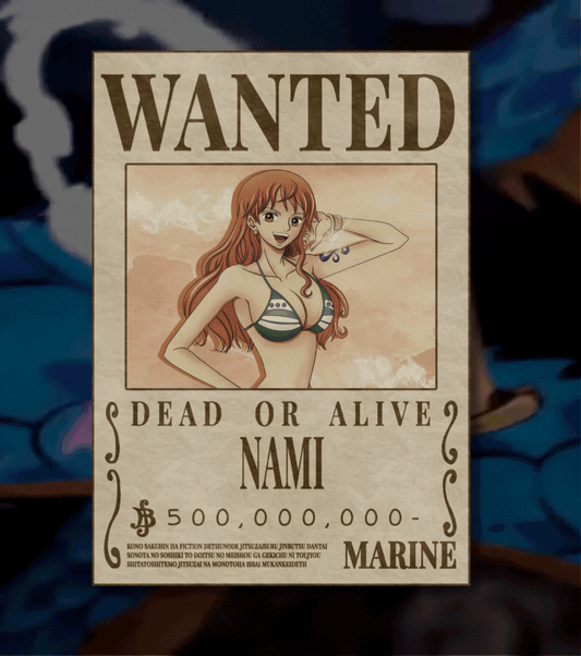 Nami – One Piece Wanted Poster