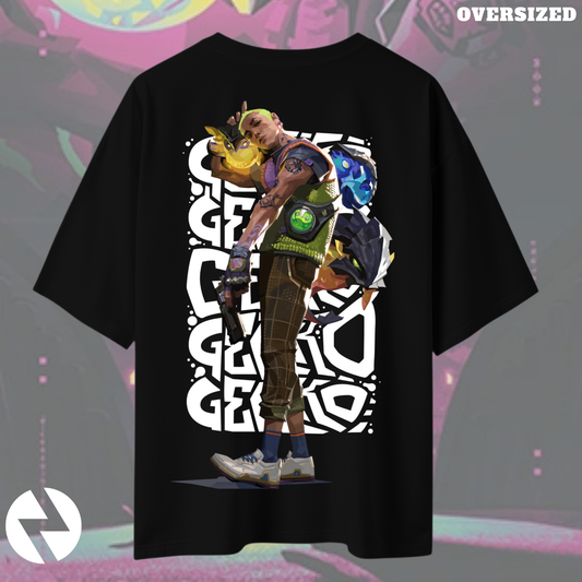 Gekko | Valorant – Creature Crew Oversized tee
