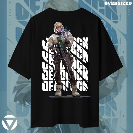 Deadlock | Valorant – Iron Grip Oversized Tee
