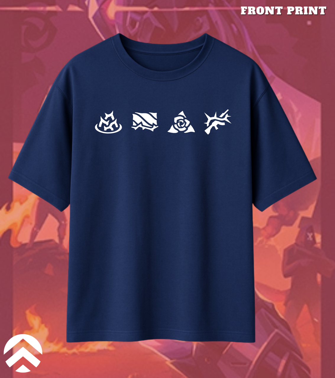 Valorant Vyse – Shadow Serpent Oversized Tee (240 GSM Premium)