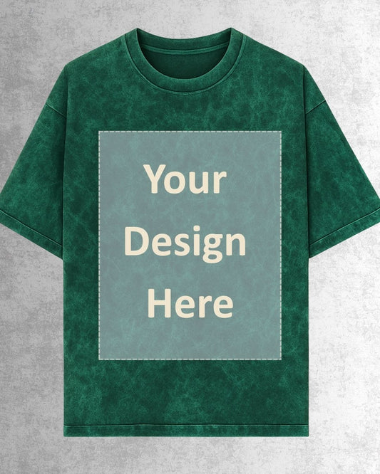 Custom Acid Wash Oversized T-Shirt | 240 GSM