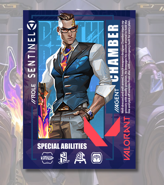 Chamber Valorant Poster – Premium Matte Print (A3/A4)