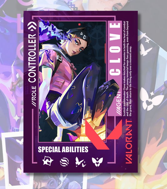 Clove Valorant Poster – Premium Matte Print (A3/A4)