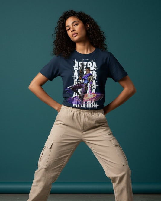 Astra - Cosmic Control Valorant T Shirt | Map-Wide Mastery Tee