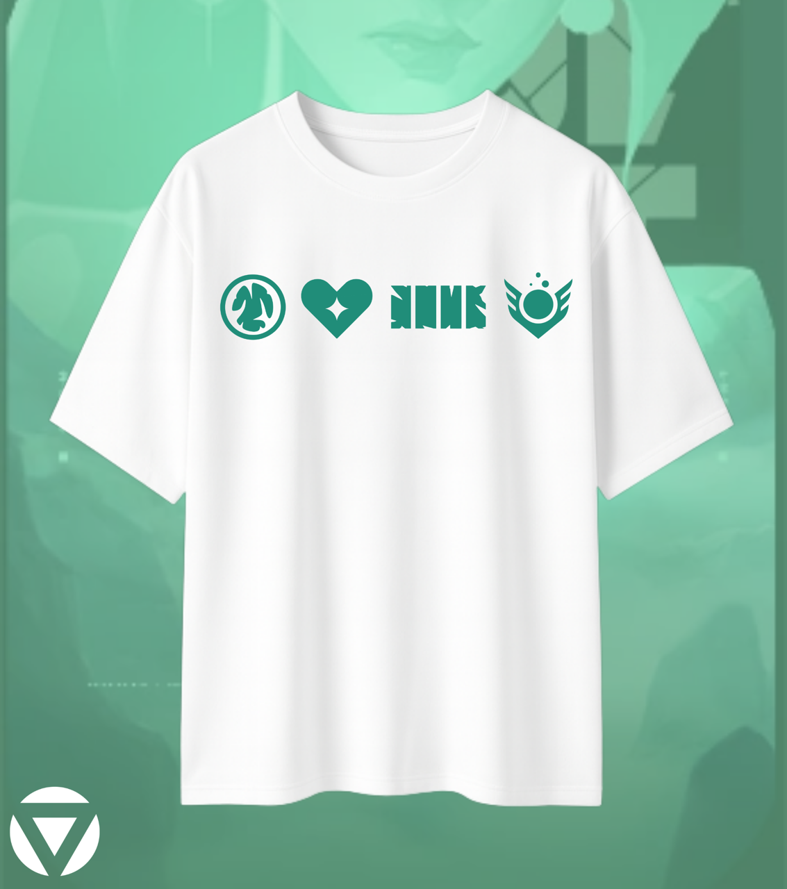 Valorant Sage – Guardian Spirit Oversized Tee (240 GSM Premium)