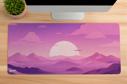 Purple Sunset Mountains Mousepad