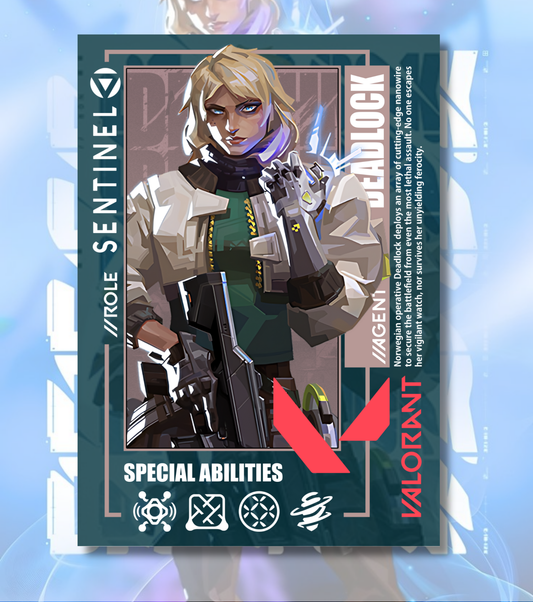 Deadlock Valorant Poster – Premium Matte Print (A3/A4)