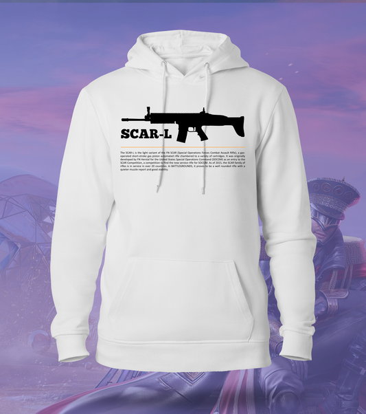 SCAR-L Combat Hoodie – 300 GSM | Winter Gaming Gear