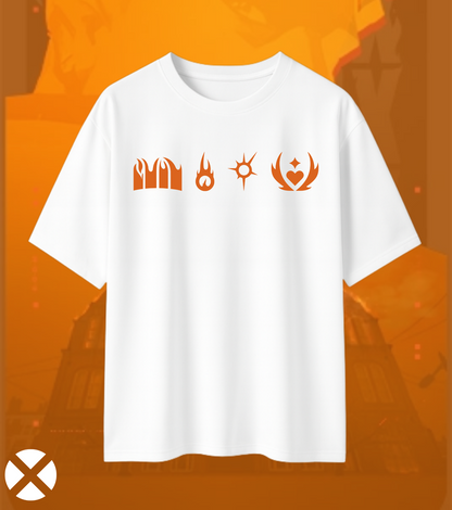 Valorant Phoenix – Blazing Rebirth Oversized Tee (240 GSM Premium)