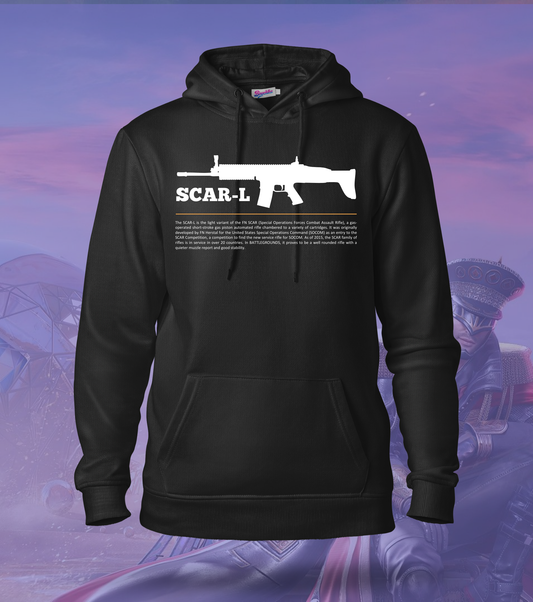 SCAR-L Combat Hoodie – 300 GSM | Winter Gaming Gear