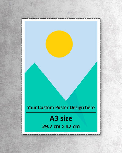 Custom Poster Printing — Your Design, Your Poster