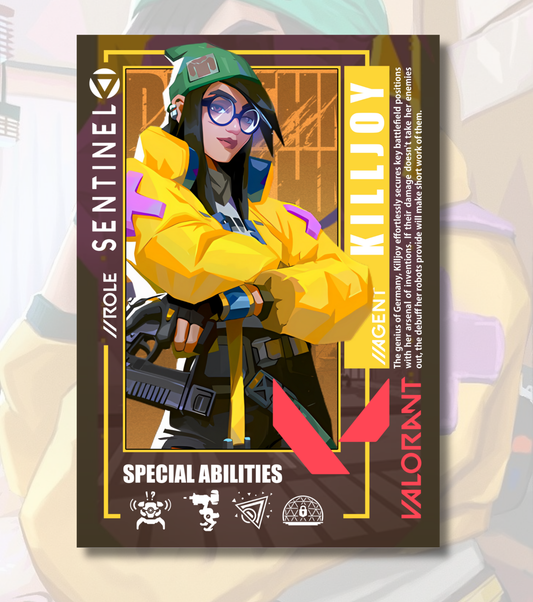 Killjoy Valorant Poster – Premium Matte Print (A3/A4)