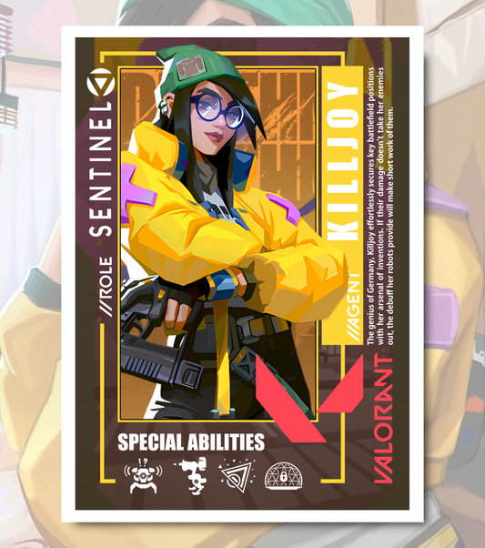 Killjoy Valorant Poster – Premium Matte Print (A3/A4)